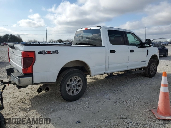 2022 Ford Super Duty F-250 SRW XL with VIN 1FT7W2BT4NEF60114, listed as a Copart auction lot 43789165 with 62,194 mi miles and Salvage Title. Bid and sale history available at carsss.com. Image 3.