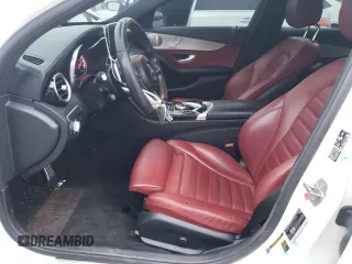 2018 Mercedes-Benz C 43 AMG with VIN 55SWF6EB9JU234998, listed as a Copart auction lot 87233064 with 75,432 mi miles and Salvage Title. Bid and sale history available at carsss.com. Image 7.