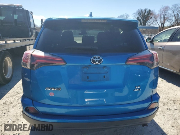 2017 Toyota RAV4 LE with VIN 2T3BFREV2HW695542, listed as a Copart auction lot 48285145 with 133,793 mi miles and Salvage Title. Bid and sale history available at DreamBid. Image 6.