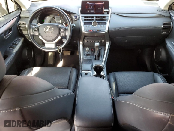 2019 Lexus NX 300h with VIN JTJBJRBZ3K2104153, listed as a Copart auction lot 54352025 with 74,340 mi miles and Salvage title. Bid and sale history available at DreamBid. Image 8.