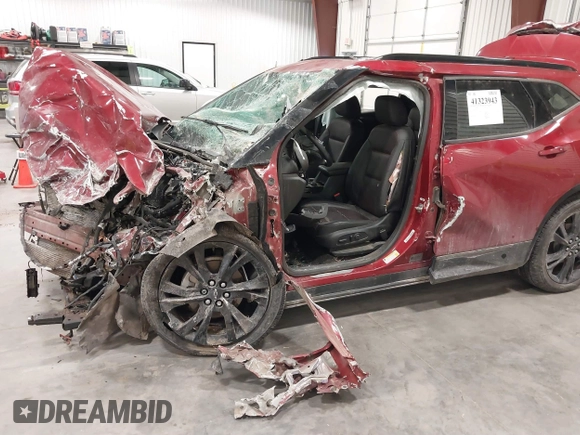 2019 Chevrolet Blazer RS with VIN 3GNKBJRS0KS585100, listed as a IAAI auction lot 41323943 with Not provided miles and . Bid and sale history available at DreamBid. Image 18.