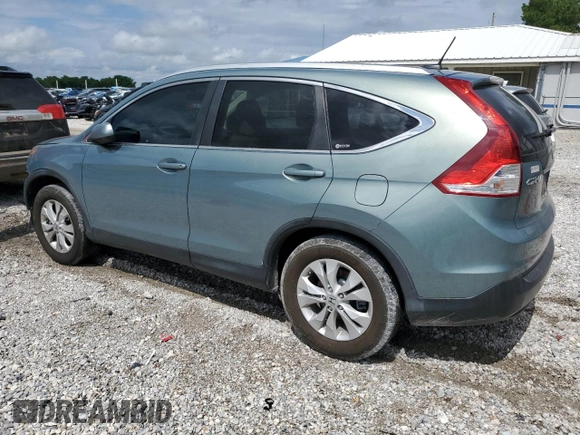 2012 Honda CR-V EX-L with VIN 2HKRM4H73CH634527, listed as a Copart auction lot 60984435 with 151,505 mi miles and Salvage title. Bid and sale history available at DreamBid. Image 2.