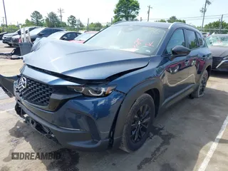 2025 Mazda CX-50 S Preferred with VIN 7MMVABBM1SN346708, listed as a IAAI auction lot 42174230 with 5,650 mi miles and . Bid and sale history available at carsss.com. Image 2.