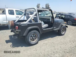 1990 Jeep Wrangler with VIN 2J4FY29T8LJ541585, listed as a Copart auction lot 54352634 with 138,022 mi miles and Salvage Title. Bid and sale history available at carsss.com. Image 3.