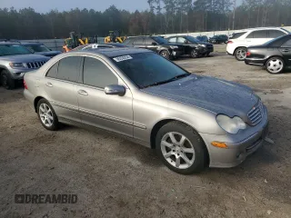 2007 Mercedes-Benz C 280 Luxury with VIN WDBRF54H07F857329, listed as a Copart auction lot 85260294 with 185,344 mi miles and Salvage title. Bid and sale history available at DreamBid. Image 4.