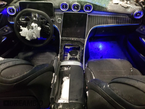 2024 Mercedes-Benz C 43 AMG with VIN W1KAF8HB8RR229631, listed as a Copart auction lot 81624764 with Not provided miles and Salvage title. Bid and sale history available at DreamBid. Image 8.