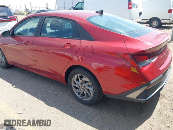2024 Hyundai Elantra SEL with VIN KMHLM4DG3RU653519, listed as a IAAI auction lot 42761312 with 42,358 mi miles and . Bid and sale history available at DreamBid. Image 3.