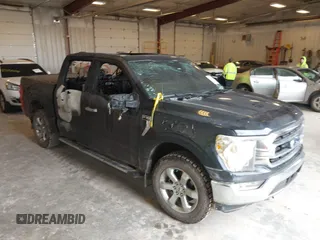 2021 Ford F-150 XL with VIN 1FTFW1E88MFC26805, listed as a IAAI auction lot 42378708 with Not provided miles and . Bid and sale history available at DreamBid. Image 1.