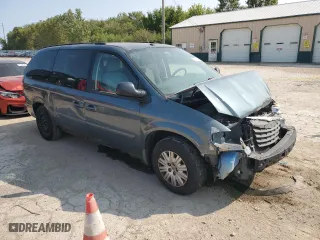 2006 Chrysler Town & Country LWB LX with VIN 1A4GP44R26B568560, listed as a Copart auction lot 70609934 with 257,935 mi miles and Salvage Title. Bid and sale history available at carsss.com. Image 4.