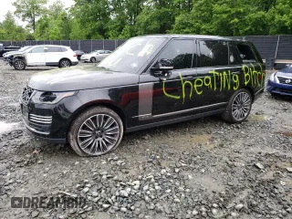 2020 Land Rover Range Rover Autobiography with VIN SALGV5SE1LA585829, listed as a Copart auction lot 54147064 with 83,016 mi miles and Salvage Title. Bid and sale history available at carsss.com. Image 1.