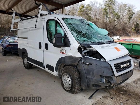 2022 Ram ProMaster Cargo with VIN 3C6LRVNG2NE132740, listed as a Copart auction lot 43254665 with 32,542 mi miles and Clean Title. Bid and sale history available at DreamBid. Image 4.
