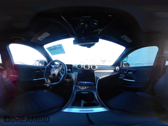 2024 Mercedes-Benz C 300 with VIN W1KAF4GB6RR209503, listed as a IAAI auction lot 41298368 with 10,182 mi miles and . Bid and sale history available at DreamBid. Image 19.