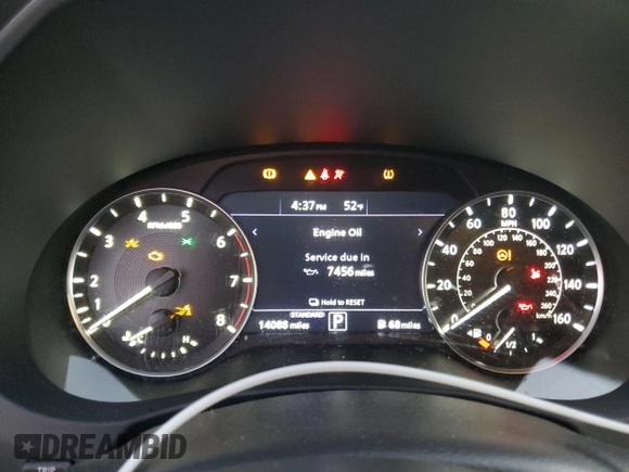 2024 Infiniti QX55 Luxe with VIN 3PCAJ5JR4RF104646, listed as a Copart auction lot 82784634 with 14,088 mi miles and Salvage Title. Bid and sale history available at DreamBid. Image 9.