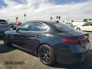 2019 Alfa Romeo Giulia Sport with VIN ZARFAMAN7K7621308, listed as a Copart auction lot 75703084 with 31,090 mi miles and Salvage Title. Bid and sale history available at carsss.com. Image 2.