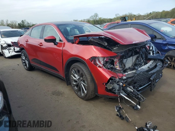 2024 Toyota Crown XLE with VIN JTDAAAAF7R3022650, listed as a Copart auction lot 54738755 with 15,986 mi miles and Salvage title. Bid and sale history available at DreamBid. Image 4.