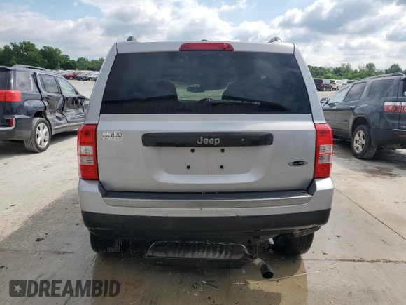 2017 Jeep Patriot Sport SE with VIN 1C4NJPBA7HD212383, listed as a Copart auction lot 58318325 with Not provided miles and Salvage title. Bid and sale history available at DreamBid. Image 6.