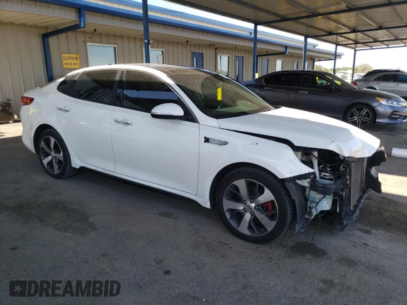 2018 Kia Optima SX with VIN 5XXGW4L29JG187515, listed as a Copart auction lot 56281485 with 179,355 mi miles and Salvage title. Bid and sale history available at DreamBid. Image 4.