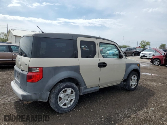 2005 Honda Element LX with VIN 5J6YH18375L002697, listed as a Copart auction lot 54710625 with 183,572 mi miles and Clean Title. Bid and sale history available at DreamBid. Image 3.