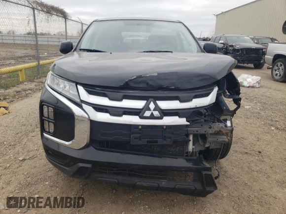2020 Mitsubishi Outlander ES with VIN JA4AP3AU1LU017562, listed as a Copart auction lot 82314074 with 112,089 mi miles and Salvage title. Bid and sale history available at DreamBid. Image 5.