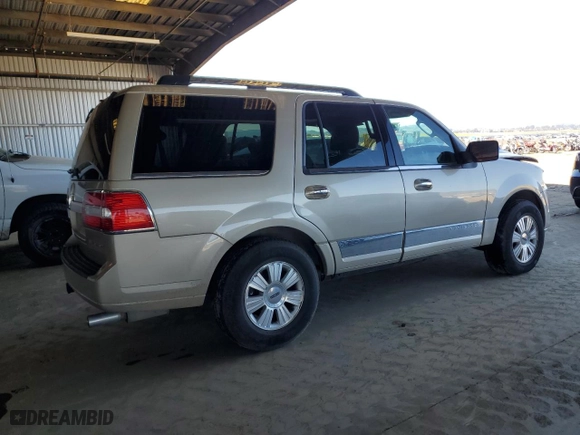 2007 Lincoln Navigator with VIN 5LMFU28567LJ06884, listed as a Copart auction lot 46607665 with 0 mi miles and Salvage Title. Bid and sale history available at carsss.com. Image 3.
