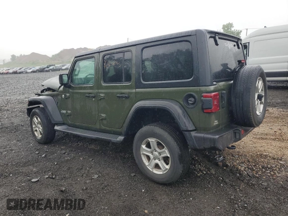 2021 Jeep Wrangler Unlimited Sport S с VIN 1C4HJXDN0MW659729, выставлен на аукционе Copart как лот 61238145 с пробегом 54 565 миль миль и Списание • Salvage title. История ставок и продаж доступна на DreamBid. Изображение 2.
