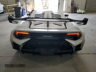 2023 Lamborghini Huracan z VIN ZHWUA6ZX2PLA25552, wystawiony jako Copart lot #60155094 z przebiegiem 1142 mil mil oraz Szkody całkowita. Historia ofert i sprzedaży dostępna na DreamBid. Obrazek 6.