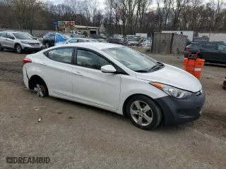 2011 Hyundai Elantra GLS PZEV with VIN 5NPDH4AE4BH008796, listed as a Copart auction lot 48907815 with 0 mi miles and Salvage Title. Bid and sale history available at carsss.com. Image 4.