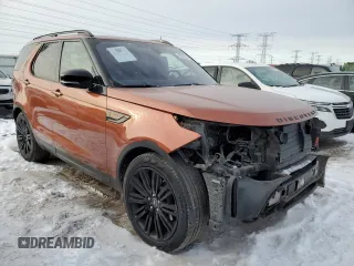 2017 Land Rover Discovery HSE with VIN SALRRBBV4HA021580, listed as a Copart auction lot 45342215 with 94,676 mi miles and Salvage Title. Bid and sale history available at DreamBid. Image 4.