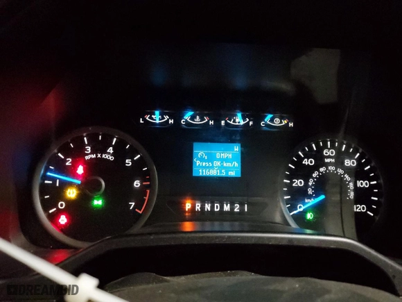 2016 Ford F-150 XLT with VIN 1FTEW1EF3GKE76491, listed as a Copart auction lot 45911015 with 116,881 mi miles and Salvage Title. Bid and sale history available at carsss.com. Image 9.