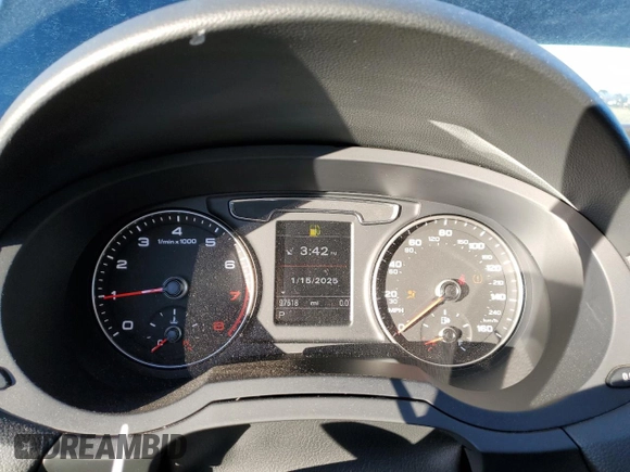 2016 Audi Q3 Premium Plus with VIN WA1BFCFS2GR010921, listed as a Copart auction lot 88348235 with 97,618 mi miles and Salvage Title. Bid and sale history available at carsss.com. Image 9.