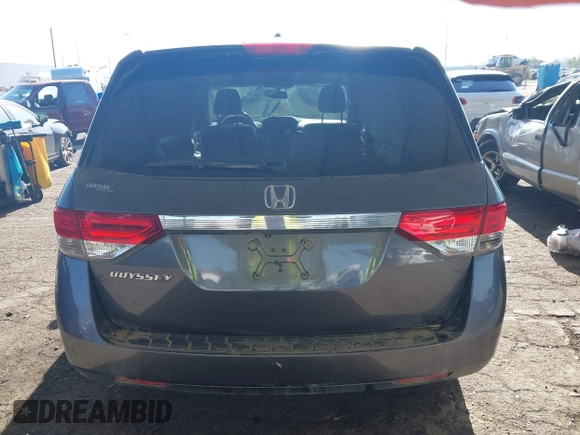 2014 Honda Odyssey EX-L with VIN 5FNRL5H61EB079742, listed as a IAAI auction lot 41992473 with 125,397 mi miles and . Bid and sale history available at carsss.com. Image 16.