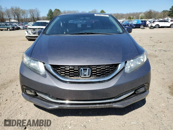 2014 Honda Civic EX-L with VIN 19XFB2F95EE079184, listed as a Copart auction lot 49481125 with 125,986 mi miles and Clean Title. Bid and sale history available at DreamBid. Image 5.