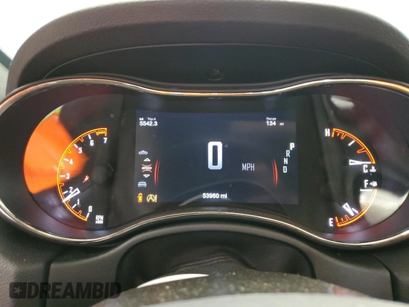2020 Dodge Durango GT Plus with VIN 1C4RDJDG9LC103204, listed as a Copart auction lot 61939615 with 53,960 mi miles and Salvage title. Bid and sale history available at DreamBid. Image 9.
