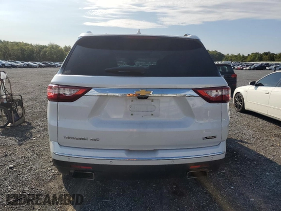 2018 Chevrolet Traverse Premier with VIN 1GNEVJKW4JJ126511, listed as a Copart auction lot 70698584 with 110,059 mi miles and Salvage Title. Bid and sale history available at carsss.com. Image 6.