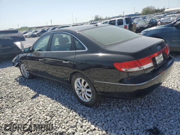 2007 Hyundai Azera SE with VIN KMHFC46F07A244428, listed as a Copart auction lot 80260304 with Not provided miles and Salvage title. Bid and sale history available at DreamBid. Image 2.