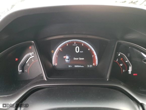 2018 Honda Civic Si Sedan with VIN 2HGFC1E55JH701949, listed as a Copart auction lot 42786545 with 88,564 mi miles and Salvage Title. Bid and sale history available at carsss.com. Image 9.