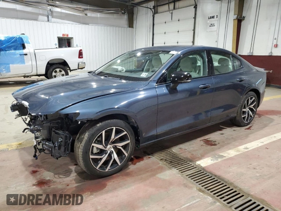 2025 Volvo S60 Plus with VIN 7JRL12GC5SG368742, listed as a Copart auction lot 57953815 with 992 mi miles and Salvage title. Bid and sale history available at DreamBid. Image 1.