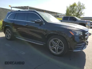 2021 Mercedes-Benz GLS 580 with VIN 4JGFF8GE7MA408547, listed as a Copart auction lot 68436674 with 52,613 mi miles and Clean Title. Bid and sale history available at DreamBid. Image 4.