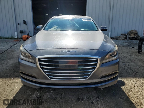 2017 Genesis G80 3.8L with VIN KMHGN4JE9HU168446, listed as a Copart auction lot 80916684 with 83,287 mi miles and Salvage Title. Bid and sale history available at DreamBid. Image 5.