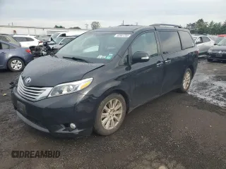 2015 Toyota Sienna Limited with VIN 5TDDK3DC5FS107620, listed as a Copart auction lot 62681205 with 208,070 mi miles and Salvage title. Bid and sale history available at DreamBid. Image 1.