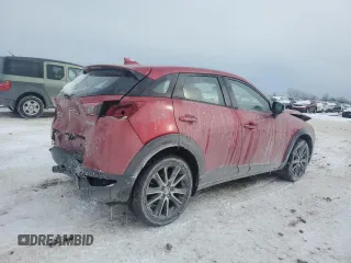 2018 Mazda CX-3 Touring with VIN JM1DKFC79J0300810, listed as a Copart auction lot 45122375 with 51,384 mi miles and Salvage Title. Bid and sale history available at carsss.com. Image 3.