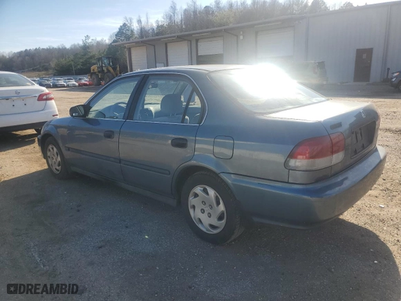 1996 Honda Civic LX "O" w/Air with VIN 1HGEJ6676TL055079, listed as a Copart auction lot 49606455 with 253,131 mi miles and Salvage Title. Bid and sale history available at carsss.com. Image 2.