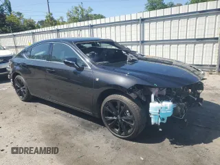 2024 Lexus ES 300h with VIN 58ABA1C14RU045744, listed as a Copart auction lot 52011135 with Not provided miles and Salvage title. Bid and sale history available at DreamBid. Image 4.