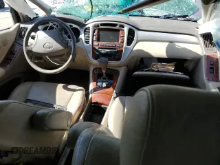 2005 Toyota Highlander with VIN JTEEP21A950069194, listed as a Copart auction lot 55362235 with 160,270 mi miles and Salvage Title. Bid and sale history available at DreamBid. Image 8.