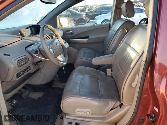2005 Nissan Quest SE with VIN 5N1BV28U85N101385, listed as a Copart auction lot 88498525 with 0 mi miles and Salvage Title. Bid and sale history available at carsss.com. Image 7.