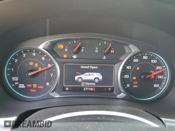 2023 Chevrolet Traverse RS z VIN 1GNEVJKWXPJ182011, wystawiony jako Copart lot #58865275 z przebiegiem 27 110 mil mil oraz Szkoda całkowita • Salvage title. Historia ofert i sprzedaży dostępna na DreamBid. Obrazek 9.