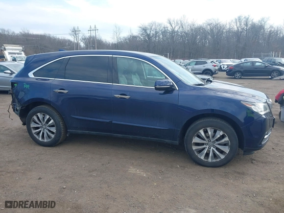 2014 Acura MDX Tech Pkg with VIN 5FRYD4H43EB021602, listed as a IAAI auction lot 41705215 with 140,767 mi miles. Bid and sale history available at carsss.com. Image 14.