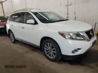 2015 Nissan Pathfinder SV z VIN 5N1AR2MM5FC695632, wystawiony jako Copart lot #53789225 z przebiegiem 145 391 mil mil oraz Szkoda całkowita • Salvage title. Historia ofert i sprzedaży dostępna na DreamBid. Obrazek 4.