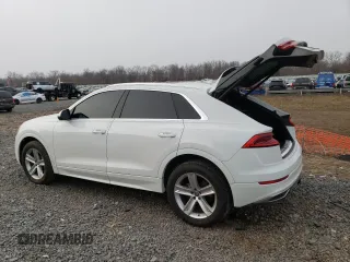 2019 Audi Q8 Premium z VIN WA1AVAF16KD013465, wystawiony jako Copart lot #88467105 z przebiegiem 54 678 mil mil oraz Szkoda całkowita • Salvage title. Historia ofert i sprzedaży dostępna na DreamBid. Obrazek 2.