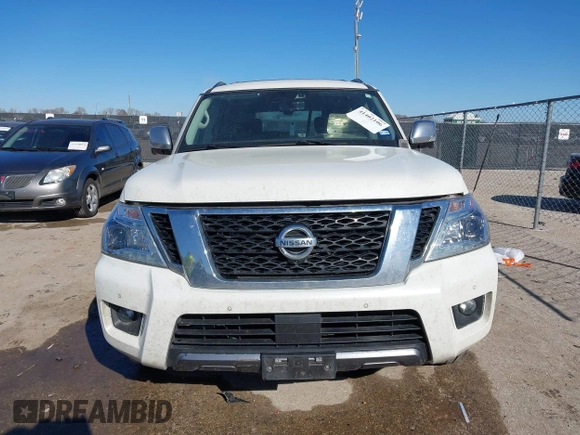 2020 Nissan Armada Platinum with VIN JN8AY2NF2L9361725, listed as a IAAI auction lot 41402106 with Not Provided miles. Bid and sale history available at carsss.com. Image 12.